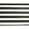 4" x 18ft. Faux Linen Wired Black & White Stripe Ribbon by Celebrate It™